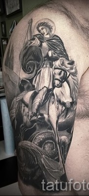 Снимка на татуировка Джордж Победоносец - 09122015 № 010