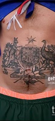 fotografija tetovaže grba (značenje) - primjer zanimljivog dizajna tetovaže - 124