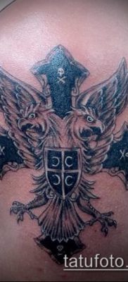 fotografija tetovaže grba (značenje) - primjer zanimljivog dizajna tetovaže - 120