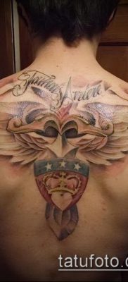 fotografija tetovaže grba (što znači) - primjer zanimljivog dizajna tetovaže - 117