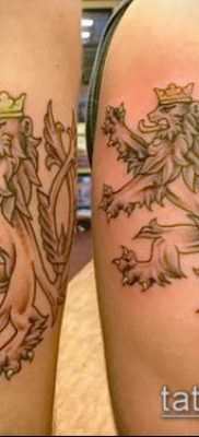 fotografija tetovaže grba (značenje) - primjer zanimljivog dizajna tetovaže - 083