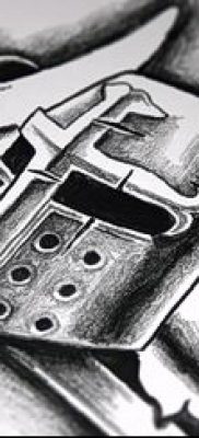 fotografija tetovaže grba (značenje) - primjer zanimljivog dizajna tetovaže - 053