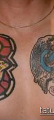fotografija tetovaže grba (značenje) - primjer zanimljivog dizajna tetovaže - 038