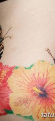 снимка на татуировка на хибискус от 20.04.2018 г. №070 - татуировка хибискус - 34457456322