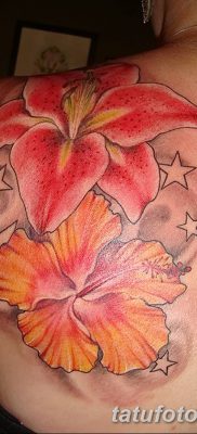 снимка на татуировка на хибискус от 20.04.2018 г. №107 - татуировка хибискус -