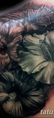 снимка на татуировка на хибискус от 20.04.2018 г. №105 - татуировка хибискус -