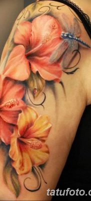 снимка на татуировка на хибискус от 20.04.2018 г. №104 - татуировка хибискус -