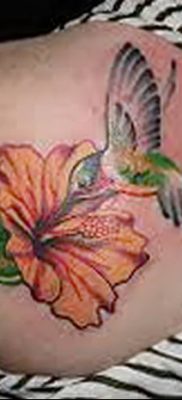 снимка на татуировка на хибискус от 20.04.2018 г. №088 - татуировка хибискус -