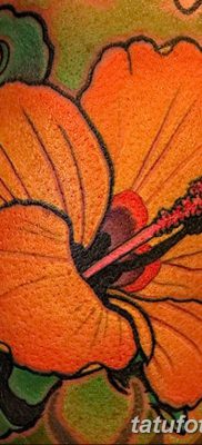 снимка на татуировка хибискус от 20.04.2018 г. №087 - татуировка хибискус -