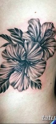 снимка на татуировка хибискус от 20.04.2018 г. №083 - татуировка хибискус -