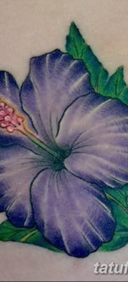 снимка на татуировка Hibiscus от 20.04.2018 г. №008 - татуировка Hibiscus -