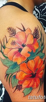 снимка на татуировка Hibiscus от 20.04.2018 №010 - татуировка Hibiscus -