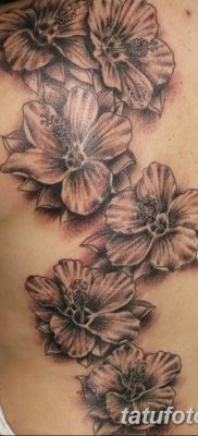 снимка на татуировка на хибискус от 20.04.2018 г. №015 - татуировка хибискус -