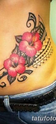 снимка на татуировка на хибискус от 20.04.2018 г. №029 - татуировка хибискус -