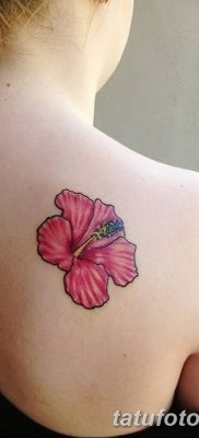 снимка на татуировка на хибискус от 20.04.2018 г. №030 - татуировка хибискус -