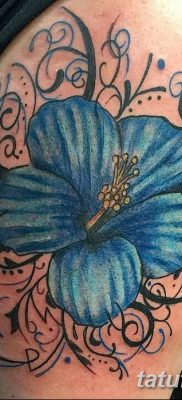 снимка на татуировка Hibiscus от 20.04.2018 №035 - татуировка Hibiscus -