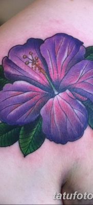 снимка на татуировка Hibiscus от 20.04.2018 №036 - татуировка Hibiscus -