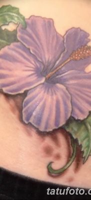 снимка на татуировка на хибискус от 20.04.2018 г. №049 - татуировка хибискус -