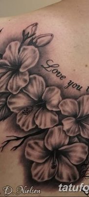снимка на татуировка Hibiscus от 20.04.2018 г. №053 - татуировка Hibiscus -