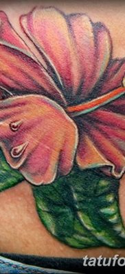 снимка на татуировка Hibiscus от 20.04.2018 г. №055 - татуировка Hibiscus -