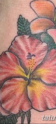 снимка на татуировка Hibiscus от 20.04.2018 №059 - татуировка Hibiscus -