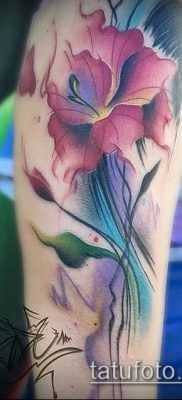 Fotó a gladiolus tetoválásról - példa rajz - 30052017 - példa - 007 Tattoo gladiolus