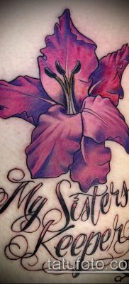 Fotó a kardvirág tetoválásról - példa rajz - 30052017 - példa - 026 Tetoválás kardvirág