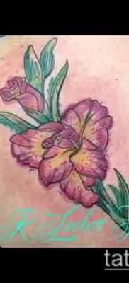 Fotó a kardvirág tetoválásról - példa rajz - 30052017 - példa - 034 Tetoválás kardvirág