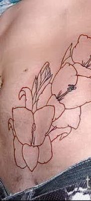 Fotó a kardvirág tetoválásról - példa rajz - 30052017 - példa - 047 Tetováló kardvirág