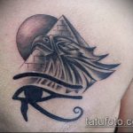 татуировка око на планина номер 89 - изключителна версия на картината, която може успешно да се използва за финализиране и нанасяне на татуировка със зелено око като око на планина