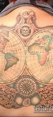 Снимка на татуировка на глобус - примерна рисунка - 26052017 - пример - 025 глобус за татуировка