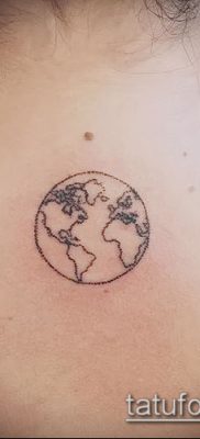 Снимка на татуировка на глобус - примерна рисунка - 26052017 - пример - 032 глобус за татуировка