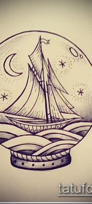 Снимка на татуировка на глобус - примерна рисунка - 26052017 - пример - 039 глобус за татуировка