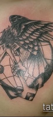 Снимка на татуировка на глобус - пример за рисунка - 26052017 - пример - 040 глобус за татуировки