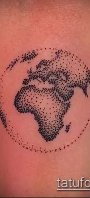 Снимка на татуировка на глобус - пример за рисунка - 26052017 - пример - 054 глобус за татуировки