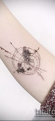 Снимка на татуировка на глобус - примерна рисунка - 26052017 - пример - 067 глобус на татуировка