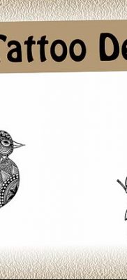 снимка на татуировка на гълъб от 02.02.2018 г. №006 - татуировка на гълъб -