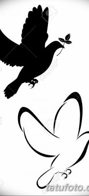 снимка на татуировка на гълъб от 02.02.2018 г. №007 - татуировка на гълъб -