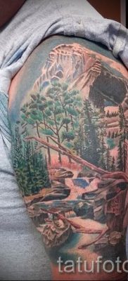 Снимка на планинска татуировка - за статия за значението на татуировка с модел на планина - tatufoto.ru - 58