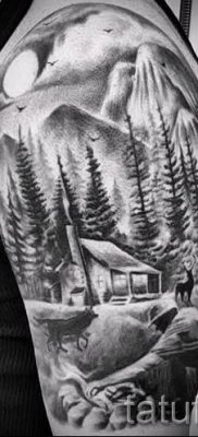 Снимка на планинска татуировка - за статия за значението на татуировка с модел на планина - tatufoto.ru - 53
