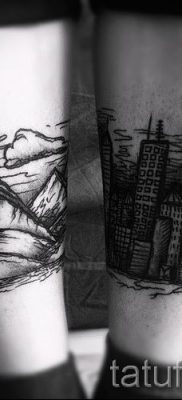 Снимка на планинска татуировка - за статия за значението на татуировка с модел на планина - tatufoto.ru - 27