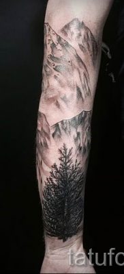 Снимка на планинска татуировка - за статия за значението на татуировка с модел на планина - tatufoto.ru - 25