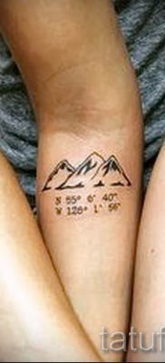 Снимка на планинска татуировка - за статия за значението на татуировка с модел на планина - tatufoto.ru - 10