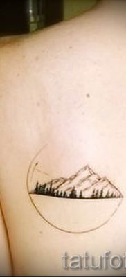 Снимка на планинска татуировка - за статия за значението на татуировка с модел на планина - tatufoto.ru - 6