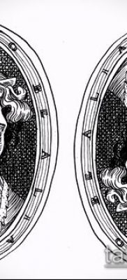 гравиране на татуировка # 677 е готина версия на модела, която може успешно да се използва за обработка и прилагане като животни за гравиране на татуировки