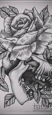 татуировка гравиране номер 281 - уникална версия на модела, който може лесно да се използва за трансформиране и прилагане като гравиране на татуировка на ръката