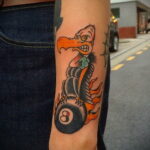 مثال على رسم وشم طائر نسر 13.12.2020 №409 -نسر الوشم-