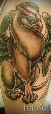 татуировка грифон на рамото - снимки за статия за важността на 2