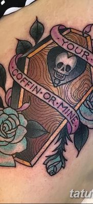 fotografija tetovaže lijesa od 21.12.2017. br. 035 - Tetovaža lijesa -