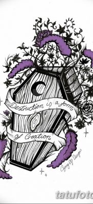 fotografija tetovaže lijesa od 21.12.2017. br. 048 - Tetovaža lijesa -